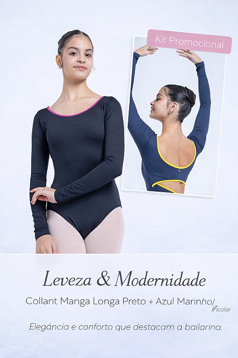 Kit Vick - Preto c/ Escandalo + Marinho c/ Pingo de Mel