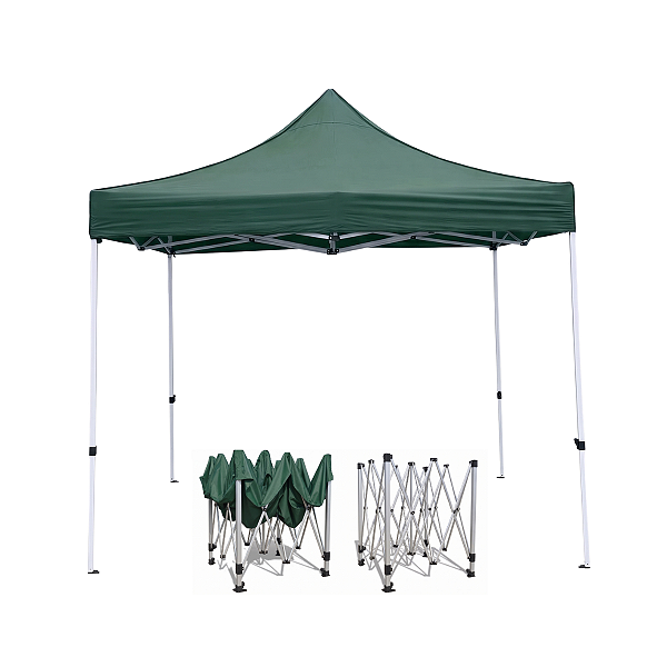 Tenda Gazebo Sanfonada Articulada Verde