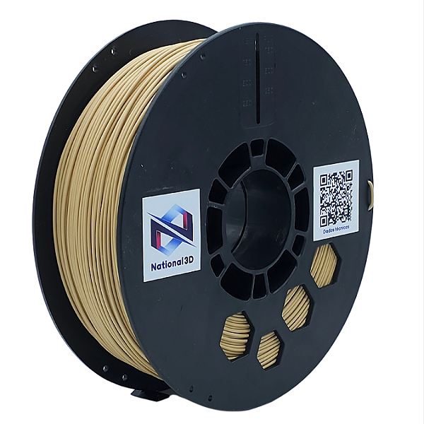 Filamento TPU FLEX SHORE 95A | BEGE AREIA | 1,75mm | 1kg