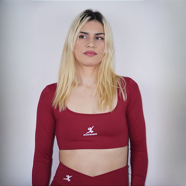 Top Shapeness Move Manga Longa