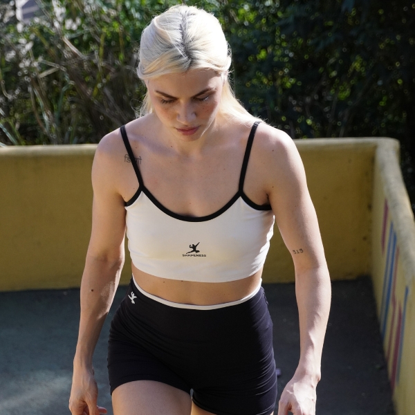 Conjunto Shapeness Flex Shorts e Top Duas Cores