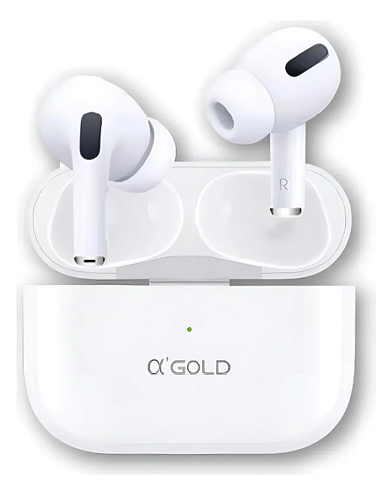 Fone de Ouvido Sem Fio α’GOLD FN-B03 Branco