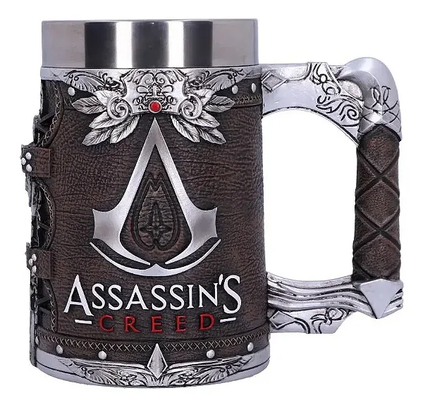 Caneca Tankard Assassin’s Creed Irmandade 15,5cm Nemesis Now Oficial