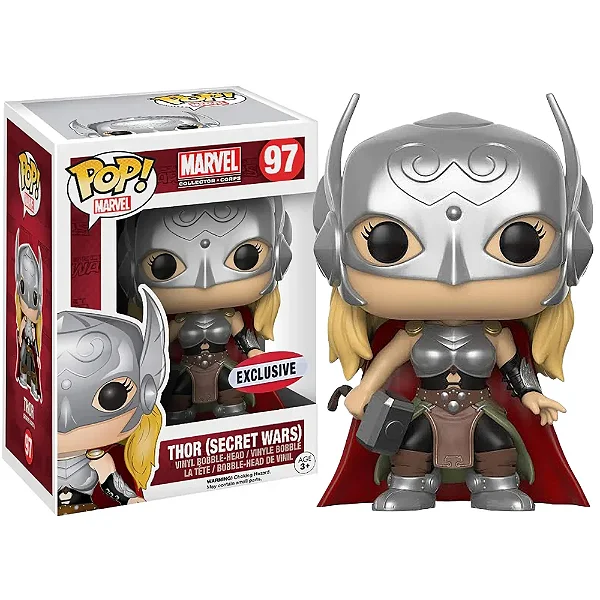 Funko Pop! Marvel Thor Jane Foster Secret Wars #97 Exclusive