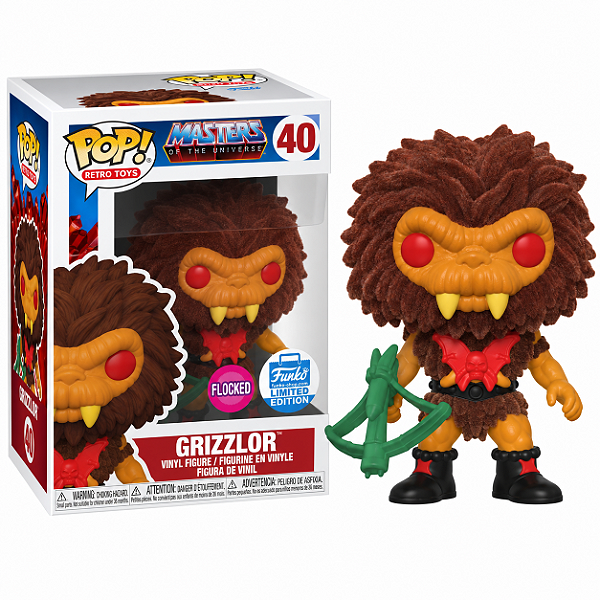 Funko Pop! Masters of the Universe Grizzlor #40 Flocked Exclusive