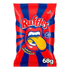 BATATA E CHIP RUFFLES CHURRASCO 68G