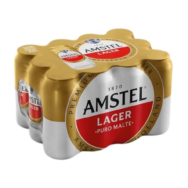 Caixa 12 Uni de Amstel Latão 473ml
