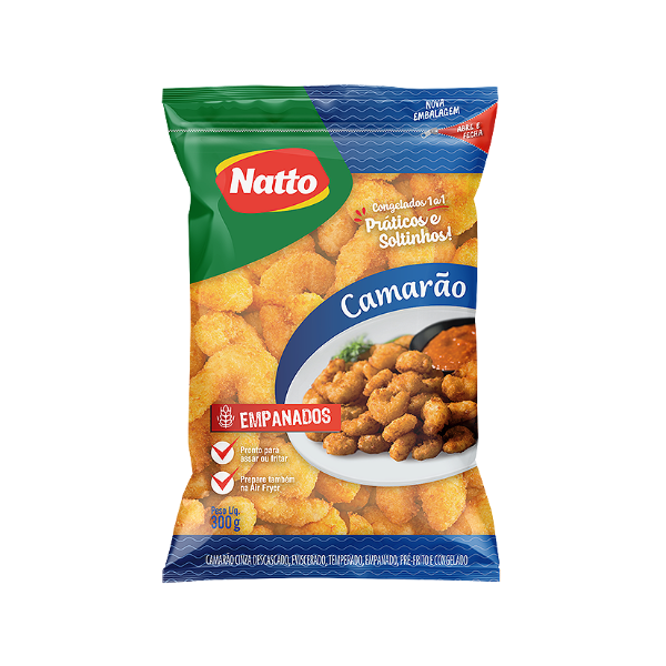 CAMARÃO EMPANADO CONG. NATTO PCT 300G