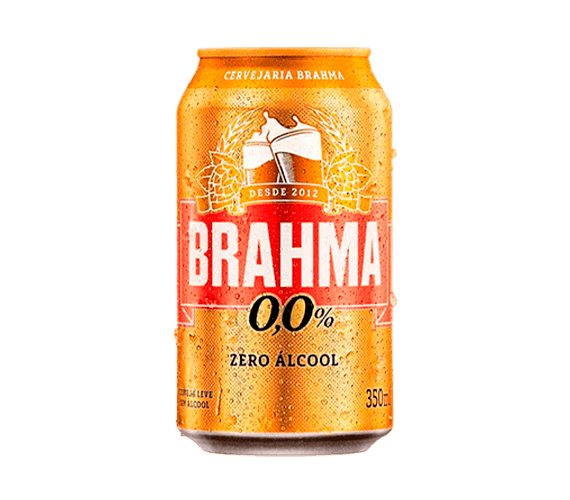 Cerv. Brahma Zero Lata 350ml