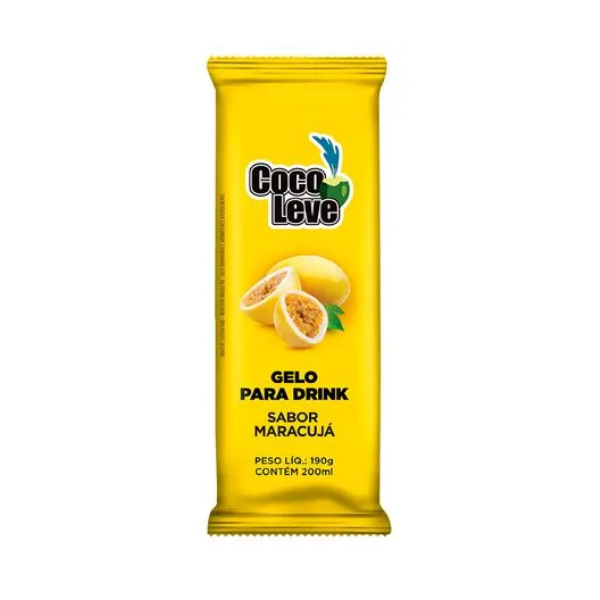 Gelo Coco Leve Sabor Maracujá 190g