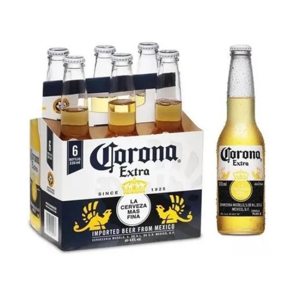 Pack Cerv. Corona 6 Uni. Long Neck 330ml
