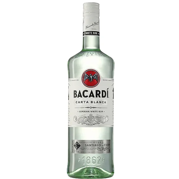 Rum Bacardi Carta Branca 980ml