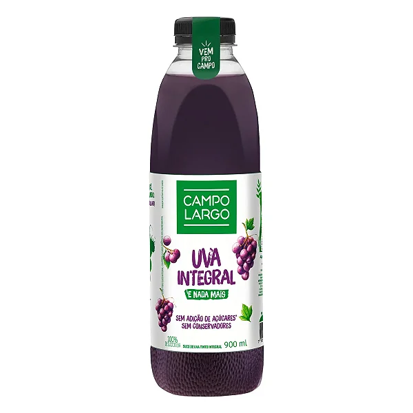 Suco de uva 100% - Campo Largo 900ml
