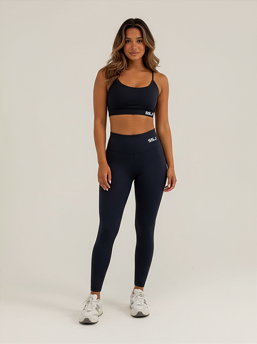 Conjunto Top + Legging SSJ Core Preto