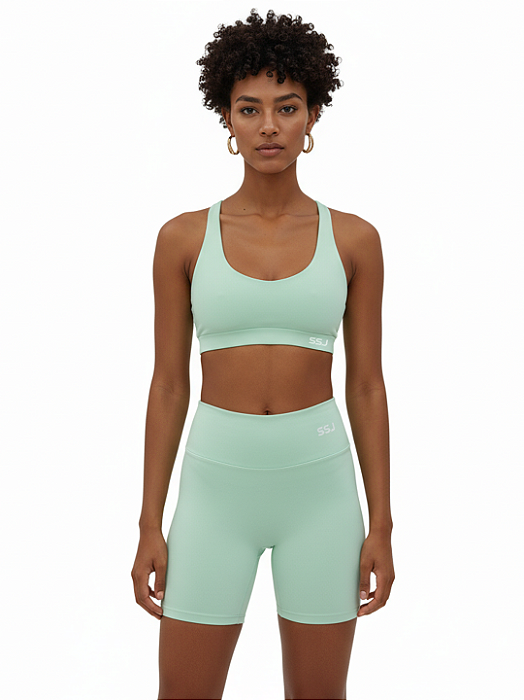 Conjunto Top + Shorts SSJ Grace Menta