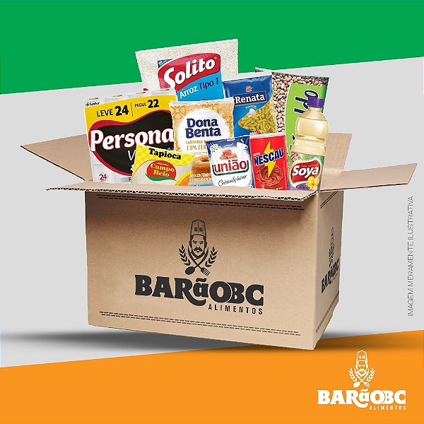 CESTA BÁSICA MEGA (81 ITENS) ALIMENTO + LIMPEZA