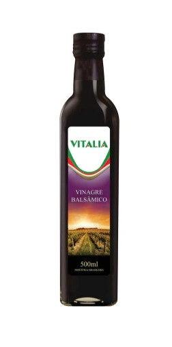 Vinagre Balsâmico Vitalia Vidro com 500ml