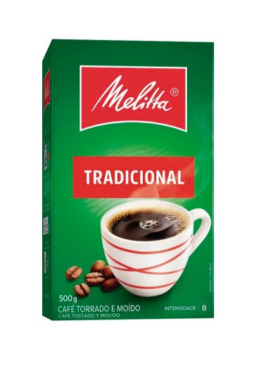Café Melitta Tradicional Vácuo Caixeta com 500g