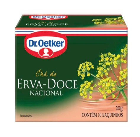 Chá Dr. Oetker Erva-Doce Caixeta com 20g
