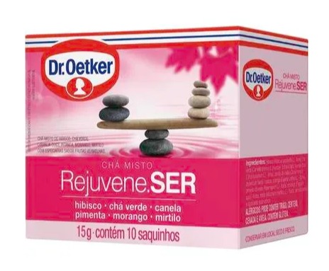 Chá Dr. Oetker Misto Hibisco Caixeta com 15g