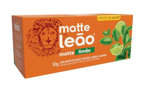 Chá Matte Leão Limão Caixeta com 30g