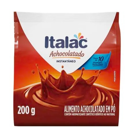 Achocolatado em Pó Italac Sachê com 200g