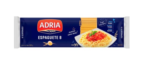 Macarrão Adria com Ovos Espaguete Pacote com 500g