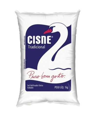 Sal Cisne Refinado Extra Pacote com 1kg