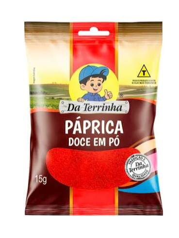 Páprica Doce Da Terrinha Pacote com 15g
