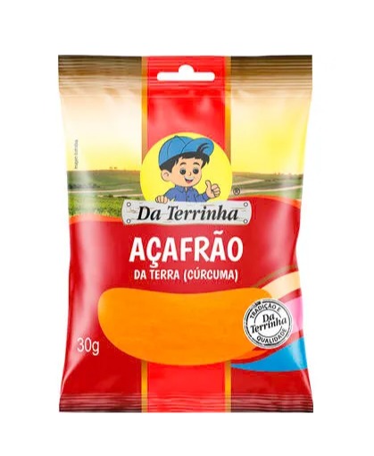 Açafrão Da Terrinha Pacote com 30g