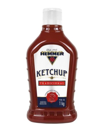 Ketchup Hemmer Tradicional Pet com 1kg