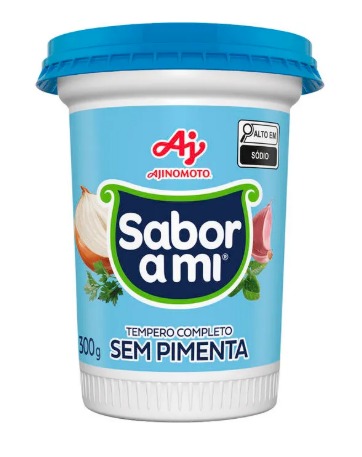 Tempero Completo Sabor Ami Sem pimenta Pote com 300g
