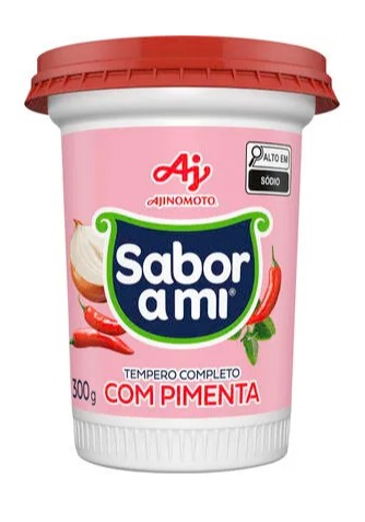 Tempero Completo Sabor Ami Com pimenta Pote com 300g