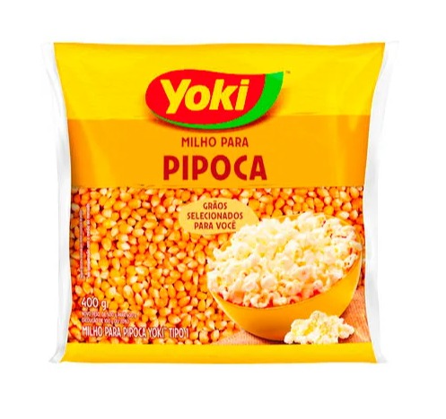Milho para Pipoca Yoki Pacote com 400g
