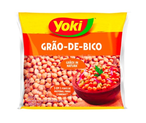 Grão de Bico Yoki Pacote com 400g