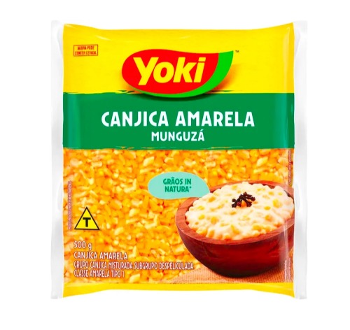 Canjica Amarela Yoki Pacote com 500g