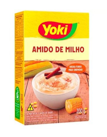 Amido de Milho Yoki Caixeta com 200g