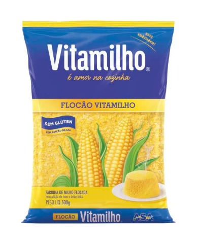 Flocão de Milho Vitamilho Pacote com 500g