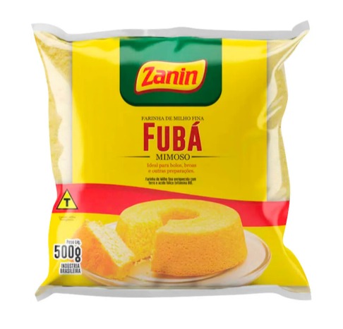 Fubá Mimoso Zanin Pacote com 500g