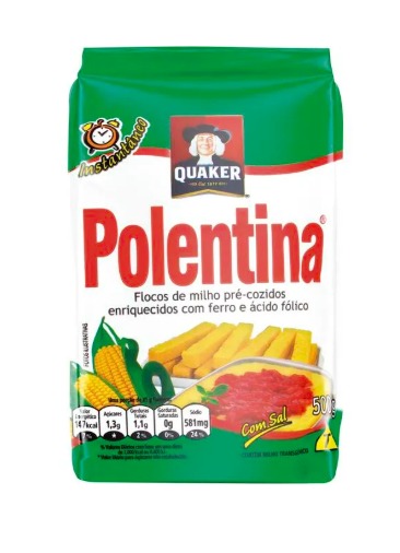 Polentina Quaker Pacote com 500g