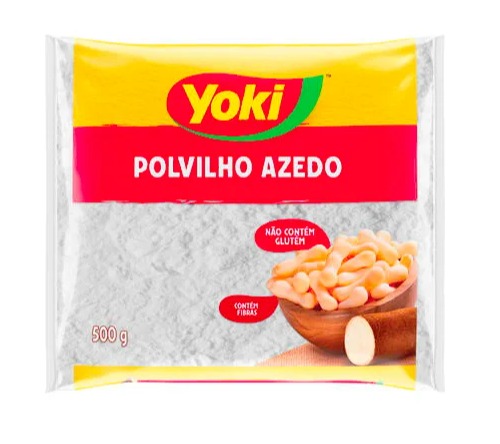 Polvilho Azedo Yoki Pacote com 500g