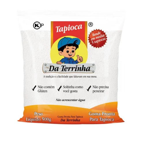 Goma de Mandioca Da Terrinha Pacote com 500g