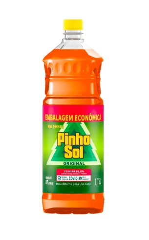 Desinfetante Pinho Sol Original Frasco com 1,75L