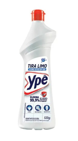 Limpa Limo em Gel Ypê Cloro Ativo Frasco com 520g