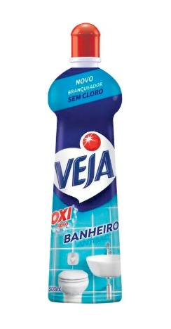 Limpador Desinfetante Veja Banheiro Antibac Frasco com 500ml