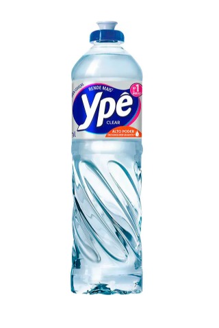 Detergente Líquido Ypê Clear Frasco com 500ml