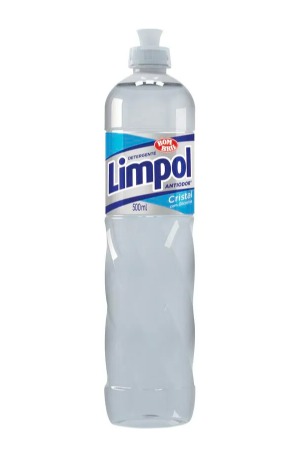 Detergente Líquido Limpol Cristal Frasco com 500ml