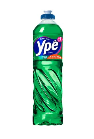 Detergente Líquido Ypê Limão Frasco com 500ml