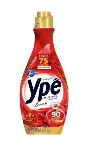 Amaciante para Roupas Concentrado Ypê Encanto Frasco com 1,5L