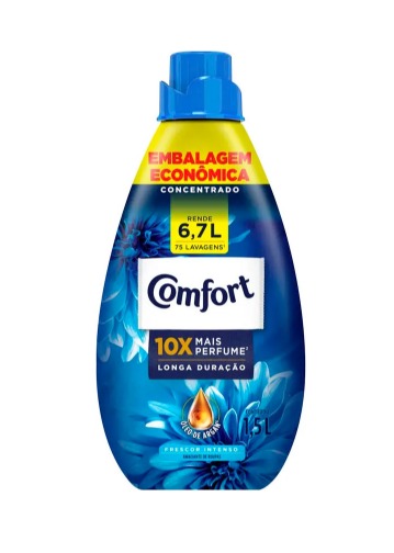 Amaciante para Roupas Concentrado Comfort Intense Frasco com 1,5L